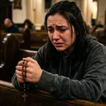 Reconciliation & Absolute Contrition: Are You Truly Forgiven? 3 A person praying in a church pew seeking reconciliation